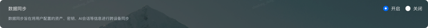 数据同步设置（中文）
